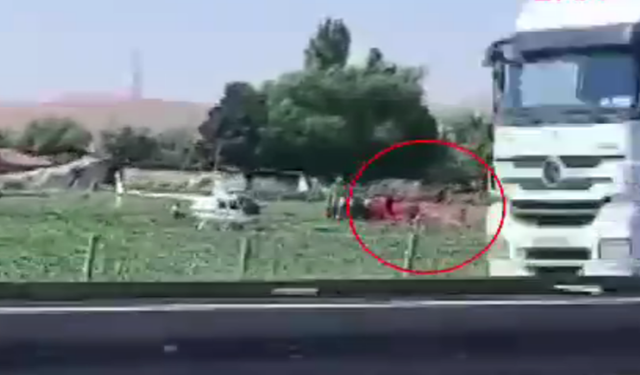 Ankara'da eğitim helikopteri düştü: 2 kişi yaralandı