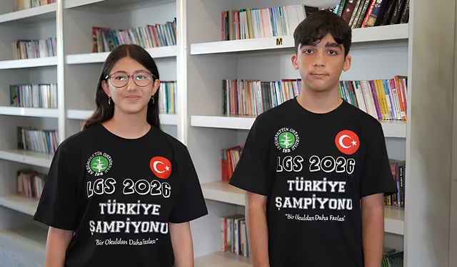 LGS'de 500 tam puan alan 3 öğrenci aynı okuldan çıktı