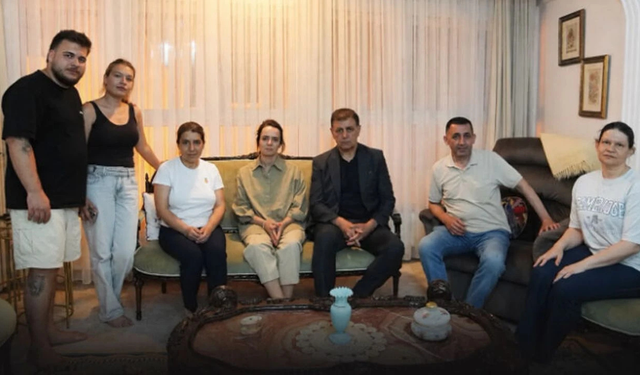 Tugay çiftinden Yetişkin ailesine dayanışma ziyareti