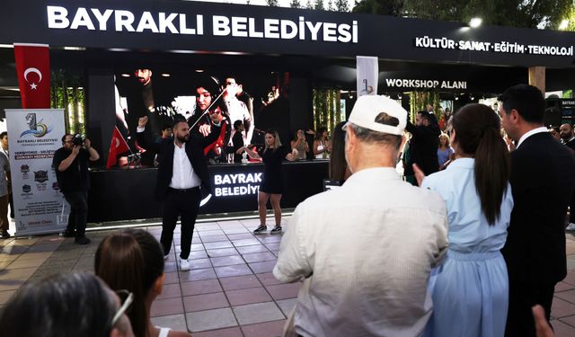 Bayraklı Belediyesi fuarda göz doldurdu: Kültür, sanat ve spor bir arada