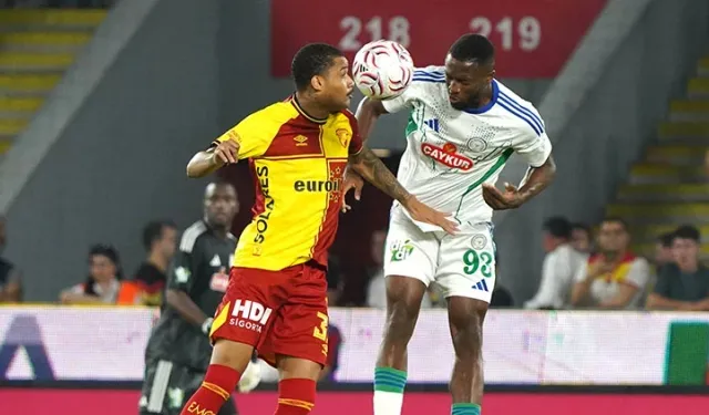 Göztepe, Rizespor karşısında son nefeste 1 puanı aldı