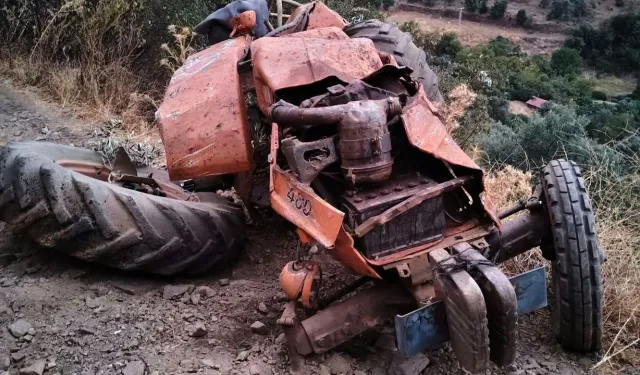 Tire’de traktör tarlaya devrildi: 61 yaşındaki sürücü hayatını kaybetti