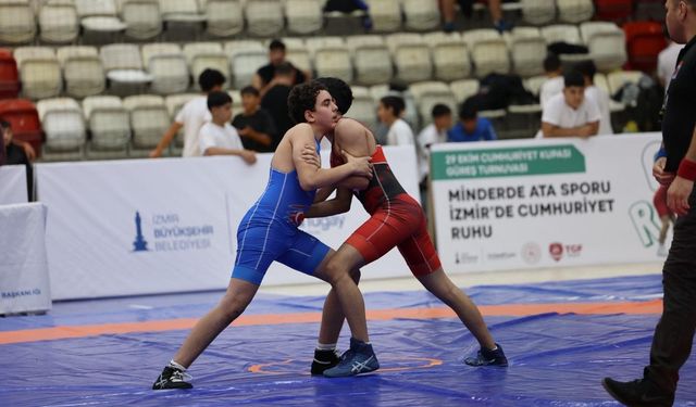 İzmir’de Cumhuriyet Kupası heyecanı: 227 sporcu tatamiye ve mindere çıktı