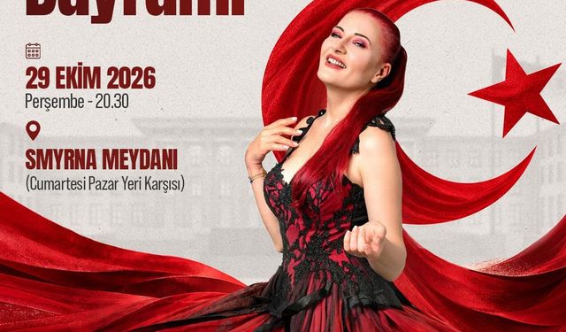 Bayraklı’da 29 Ekim coşkusu kortej ve Candan Erçetin konseriyle yaşanacak