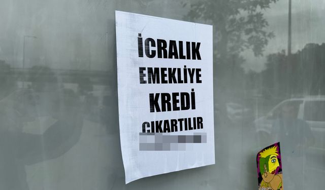 Emekliye, otobüs durakları üzerinden, kredi ve vadeli altın tuzağı