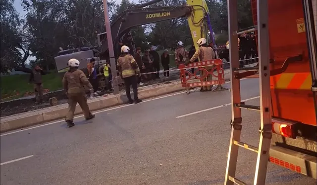 Bayrampaşa'da yol çökmüştü: 36 yaşındaki işçi hayatını kaybetti