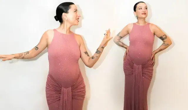 Melike Şahin bebeğini kucağına aldı!