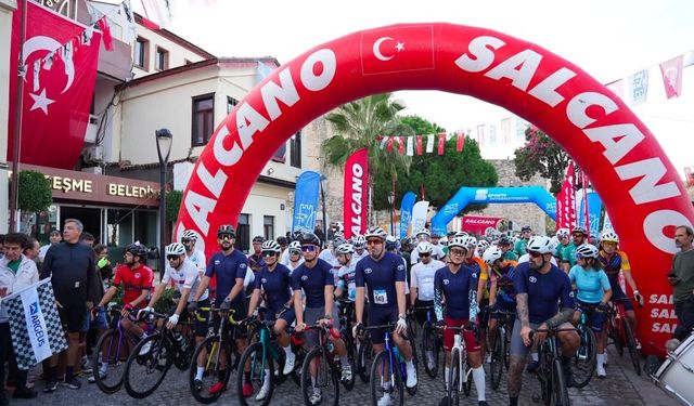 Veloturk Gran Fondo Çeşme’nin 10’uncu yılında 809 sporcu pedal çevirdi