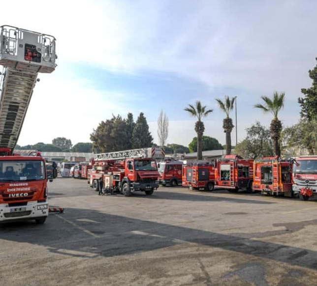 İtfaiye araçlarının bakım üssü