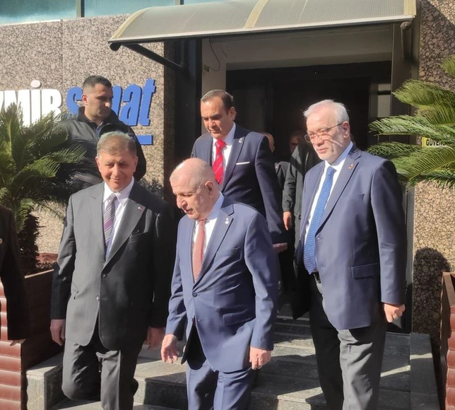 Ümit Özdağ İzmir programı kapsamında Tugay’la buluştu