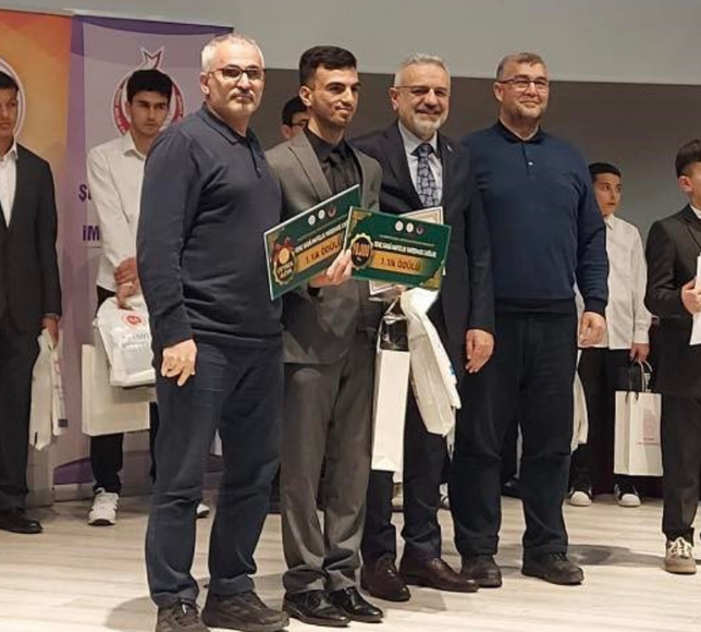 Kur’an-ı Kerim’i güzel okuma yarışmasında Aliağalı öğrenci Ege Bölge Birincisi oldu