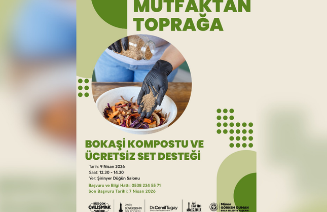 Buca’da “Bokaşi Kompostu” eğitimi ile atıklar doğaya geri kazandırılacak
