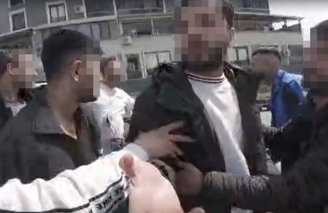 Trafikte korna uyarısı darpla sonuçlandı