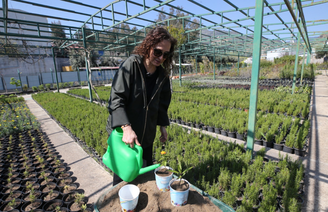 Karşıyaka Belediyesi üretiyor, parklar çiçek açıyor