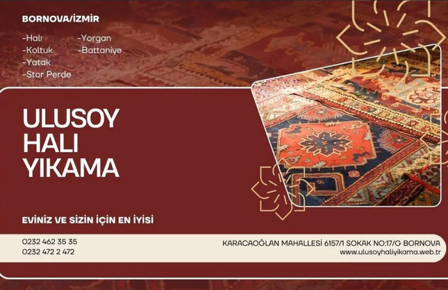 Ulusoy Halı Yıkama ile hijyenik ve ferah yaşam alanları mümkün