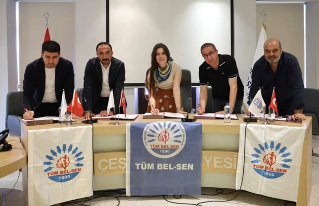 Çeşme Belediyesi, Tüm Bel-Sen ile toplu iş sözleşmesini imzaladı