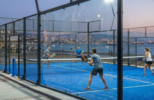 Bostanlı Sahili’ne yeni padel kortları geliyor