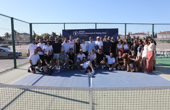 EGİAD Padel Turnuvası Alaçatı’da spor ve dayanışmayı buluşturdu