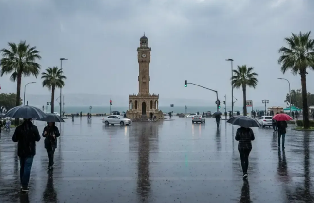İzmir, 66 yıllık yağış rekoruna ortak oldu!