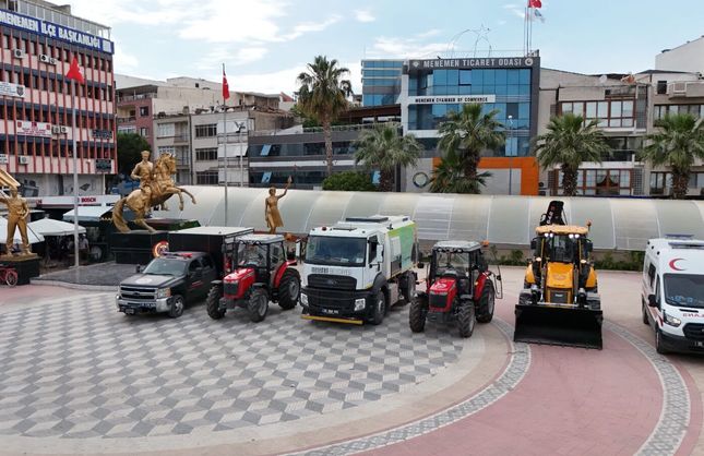 Menemen Belediyesi araç filosunu güçlendirdi: 187 araçla hizmet ağı genişliyor