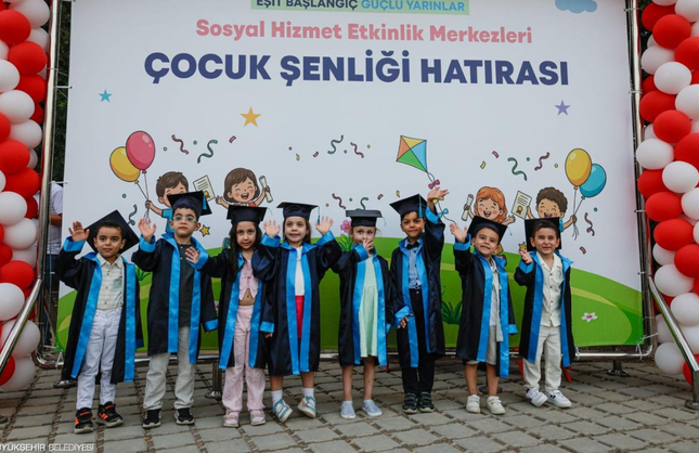 Büyükşehir’den Tarihi Havagazı Fabrikası’nda çocuklara renkli yıl sonu etkinliği