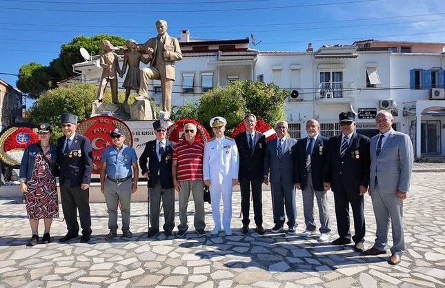 Foça’da Gaziler Günü törenle kutlandı: Gazilik bu milletin altın madalyasıdır