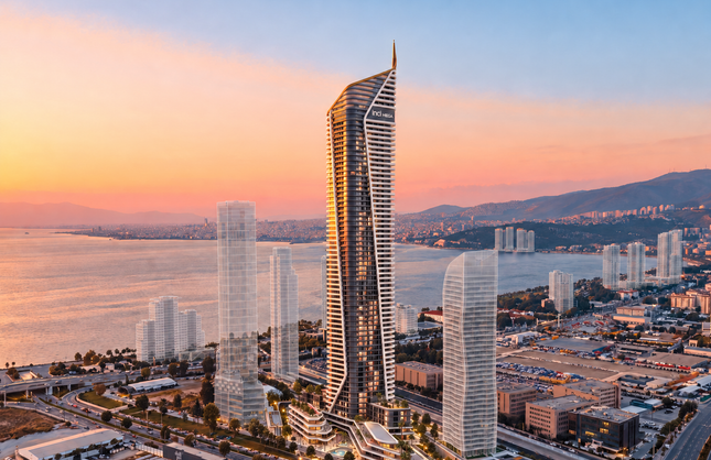İzmir’de 63 katlı yeni proje: İnci Mega yükseliyor