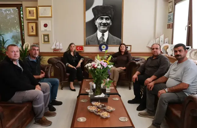 DİSK'ten Saniye Bora Fıçı'ya dikkat çeken ziyaret
