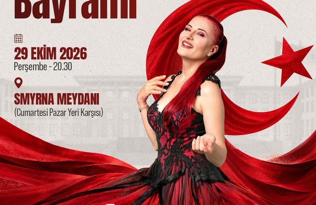 Bayraklı’da 29 Ekim coşkusu kortej ve Candan Erçetin konseriyle yaşanacak