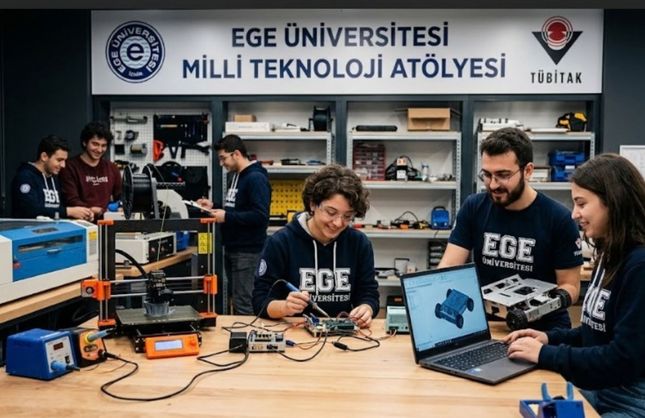 Ege Üniversitesinde gençlerin teknoloji projelerine yeni merkez