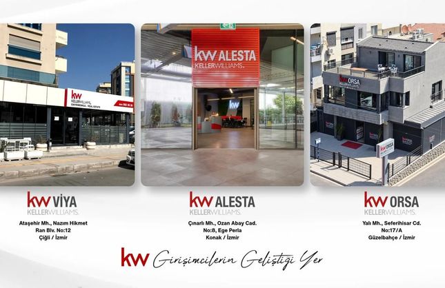 İzmir’de gayrimenkul sektöründe 500 danışmanlı güç birliği: KW Alesta, KW Viya ve KW Orsa