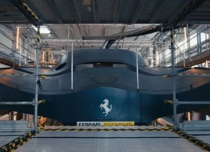Ferrari denize açılıyor! Uçan’ Hypersail son geliştirme aşamasında