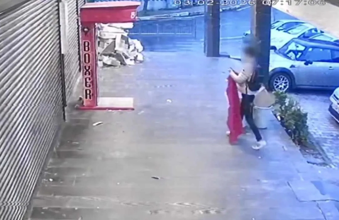 Türk bayrağına saygısızlık yapan şüpheli yakalandı