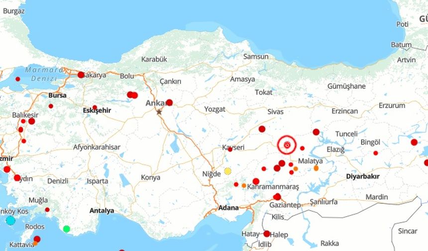 Türkiye'de son 24 saatte toplam 50 deprem!