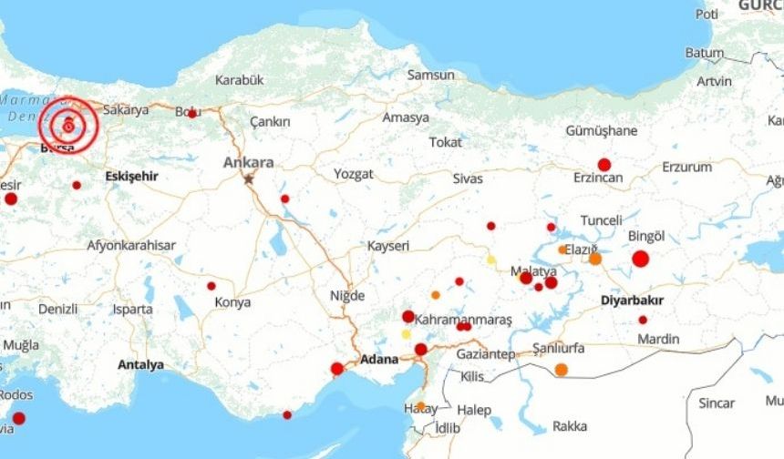 Türkiye'de son 24 saatte 45 deprem!