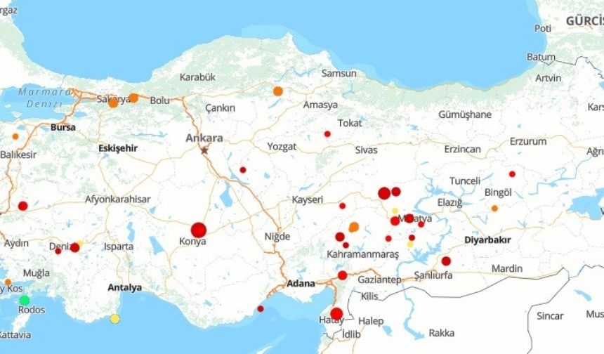 Türkiye'de son 24 saatte 47 deprem!