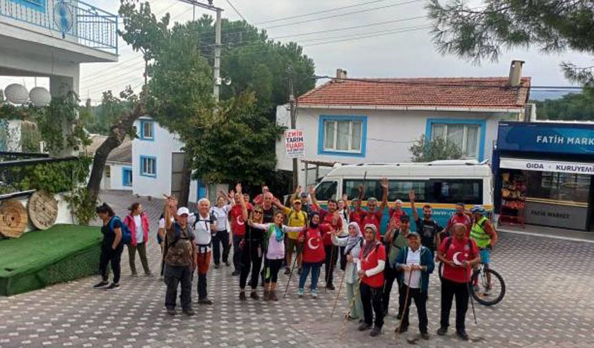 TURBELDAK, Nazarköy-Kurudere parkurunda yürüdü