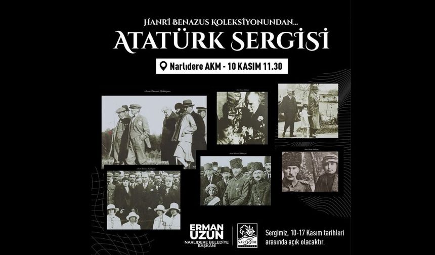 Atatürk fotoğrafları sergisi Narlıdere AKM’de açılıyor