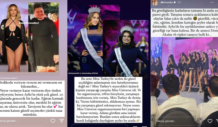 Miss Universe Türkiye yarışmasında "torpil" iddiaları!