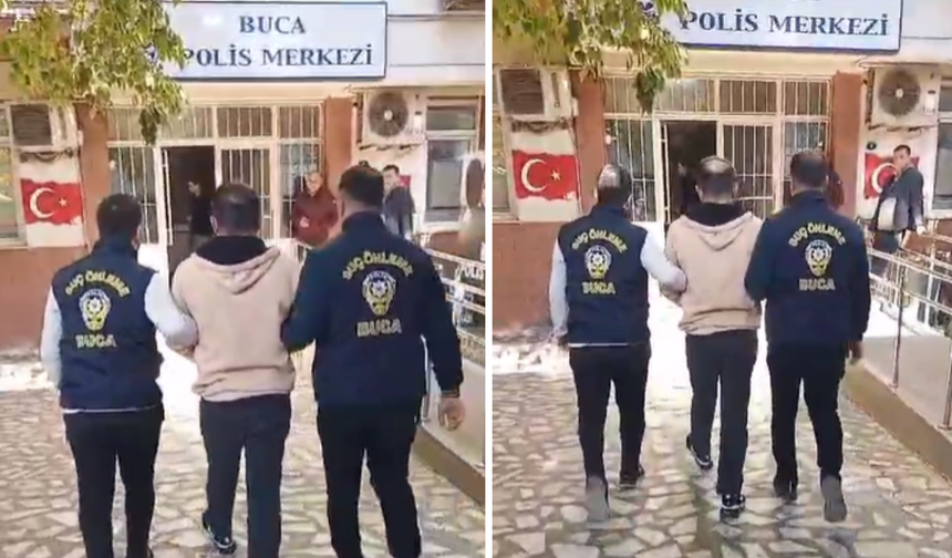 İzmir Buca'da çeşitli suçlardan aranan şahıs yakalandı!