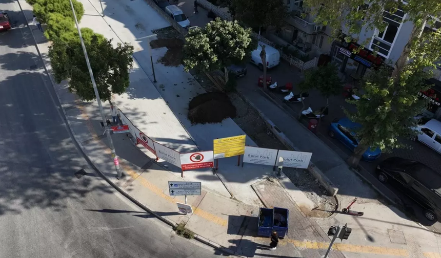 İzmir Buca’da tarihi demir yolu betonla kapatıldı