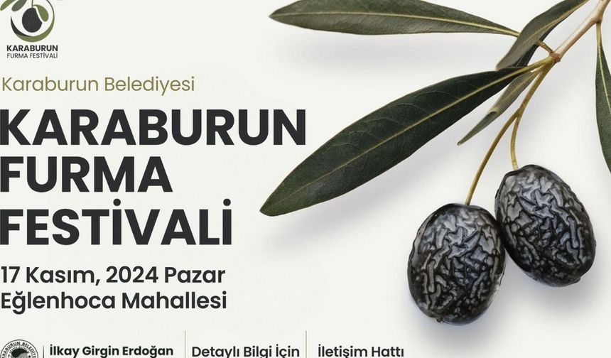 İzmir Karaburun’da ilk Furma Zeytin Festivali heyecanı başlıyor