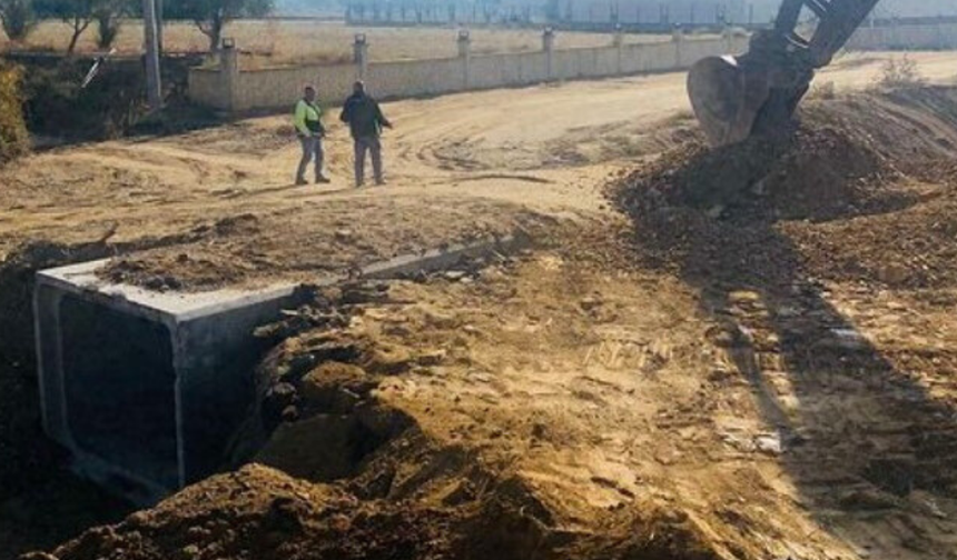 İzmir Ödemiş'te yeni yol bağlantısı için çalışmalar başladı