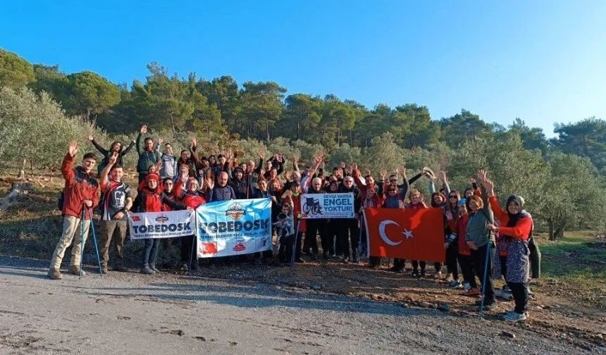 Selçuk'tan Şirince'ye lösemi farkındalığı yürüyüşü