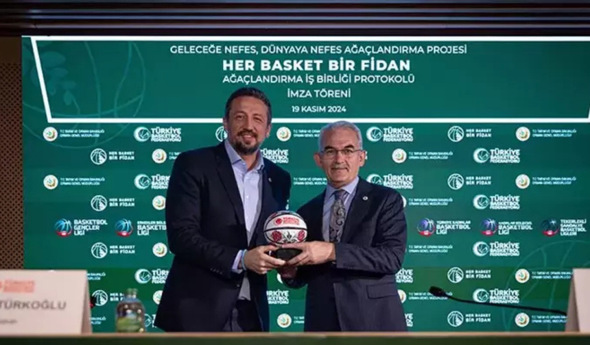 Her basket bir fidan projesi!