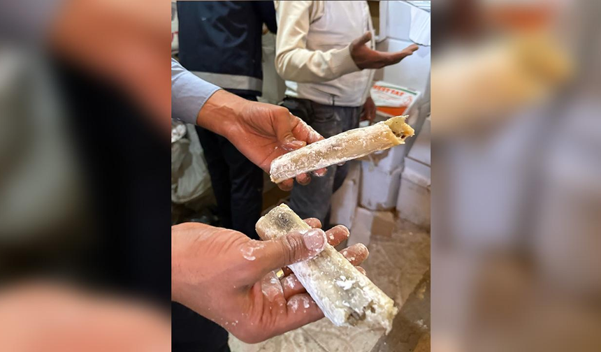 Son tüketim tarihi geçmiş 2 ton lokum ele geçirildi