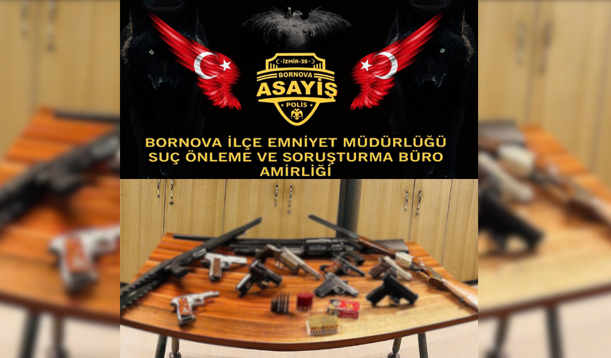 Bornova'da silah ticareti operasyonu: Şüpheli tutuklandı!