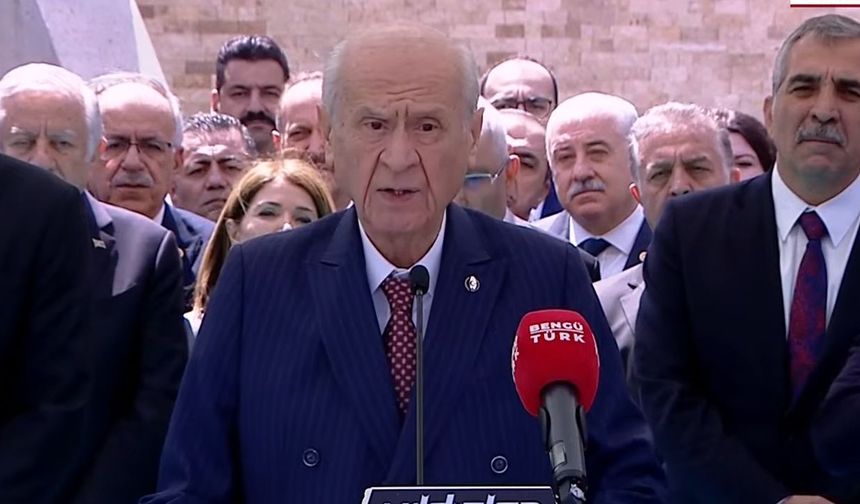 Bahçeli'den aylar sonra ilk konuşma