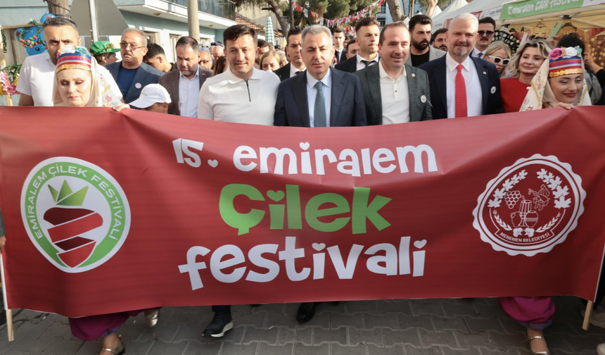 Emiralem Çilek Festivali uluslararası yola giriyor