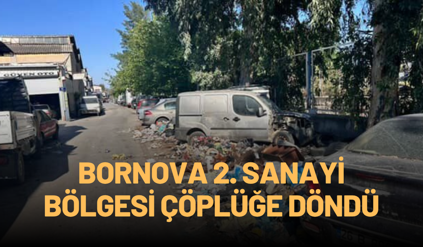 Bornova 2. Sanayi Bölgesi çöplüğe döndü